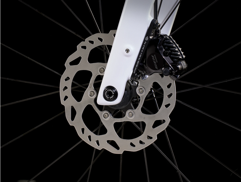 Trek Domane+ SLR 6 Electric Carbon Road Bike 2023 in White-10